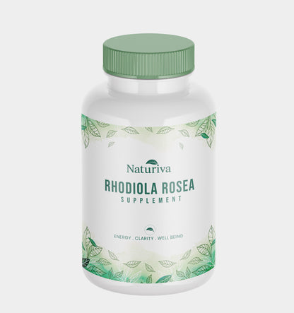 Naturiva Rhodiola Rosea – Naturally Balances Cortisol To Restore Energy, Focus, and Inner Calm